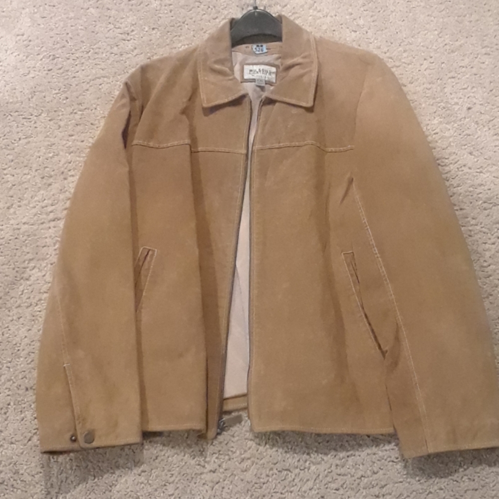 Men's Suede Leather Jacket (2XL)